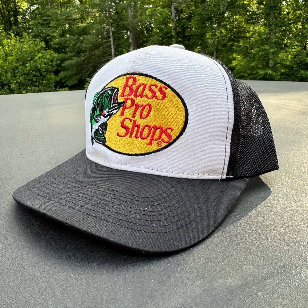 Bass Pro Shops Black Mesh Cap
